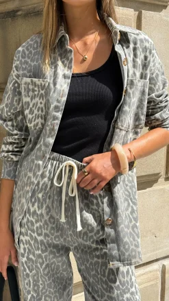 By Frankie Jackets|Sets^Vox Jacket - Leopard Print