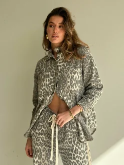 By Frankie Jackets|Sets^Vox Jacket - Leopard Print