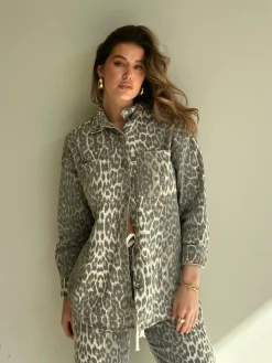 By Frankie Jackets|Sets^Vox Jacket - Leopard Print
