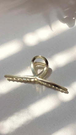 Your Accessory Shop Hair Accessories|Bump Friendly^Wallia Claw Clip - Gold