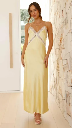 LILYWHYT Sale Dresses|Bump Friendly^Westley Maxi Dress - Yellow