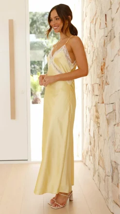 LILYWHYT Sale Dresses|Bump Friendly^Westley Maxi Dress - Yellow