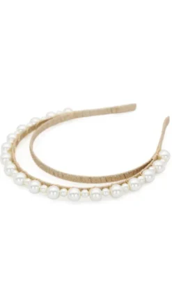 Morgan and Taylor Fascinators|Hair Accessories^Whitney Headpiece - Gold/Pearl