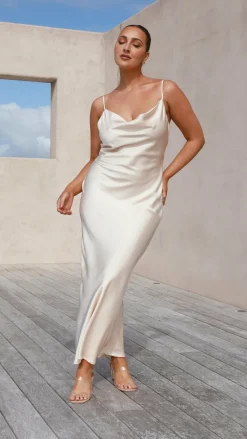 Alive Girl Je T'Aime|Dresses^Willow Maxi Dress - Champagne