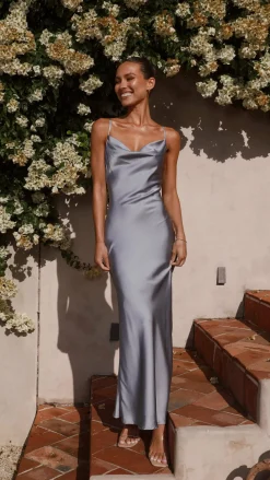 Alive Girl Je T'Aime|Dresses^Willow Maxi Dress - Steel Blue