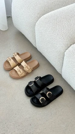 Billini Billini|Sandals & Slides^Wilmer Slides - Natural Raffia