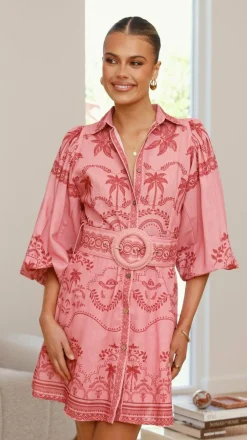 Bubblegum Dresses|Mini^Xander Long Sleeve Mini Dress - Mulberry