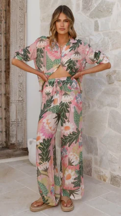 Burans Sets|Bottoms^Xiana Pants - Tropical Print