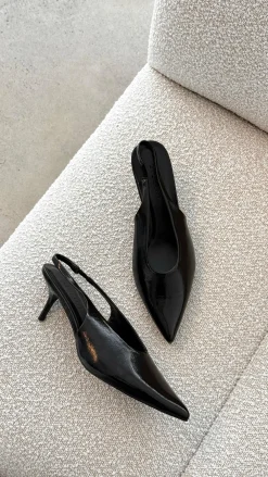 Billini Billini|Heels^Xishi Heel - Black Crinkle Patent
