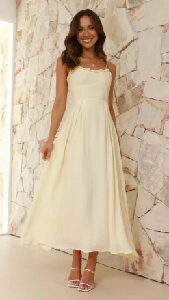 Pink Diamond Dresses|Maxi^Xylia Maxi Dress - Yellow