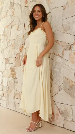 Pink Diamond Dresses|Maxi^Xylia Maxi Dress - Yellow