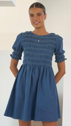 YH AND CO Sale Dresses^Yana Mini Dress - Blue
