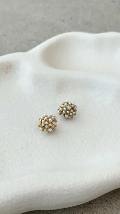Your Accessory Shop Earrings|Mi Amore^Yatima 18K Gold Earrings - Gold / Pearl