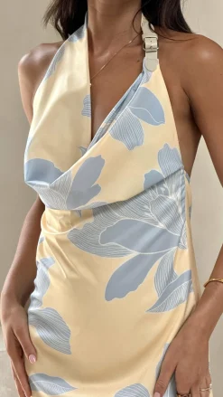Burans Sale Dresses^Zaria Mini Dress - Lemon Floral