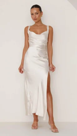 LILYWHYT Mon Cheri|Dresses^Zendaya Maxi Dress - Champagne