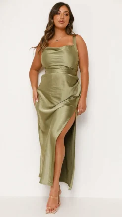 LILYWHYT Mon Cheri|Dresses^Zendaya Maxi Dress - Olive