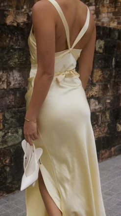 LILYWHYT Mon Cheri|Dresses^Zendaya Maxi Dress - Yellow