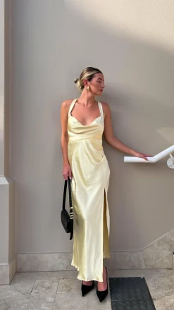 LILYWHYT Mon Cheri|Dresses^Zendaya Maxi Dress - Yellow