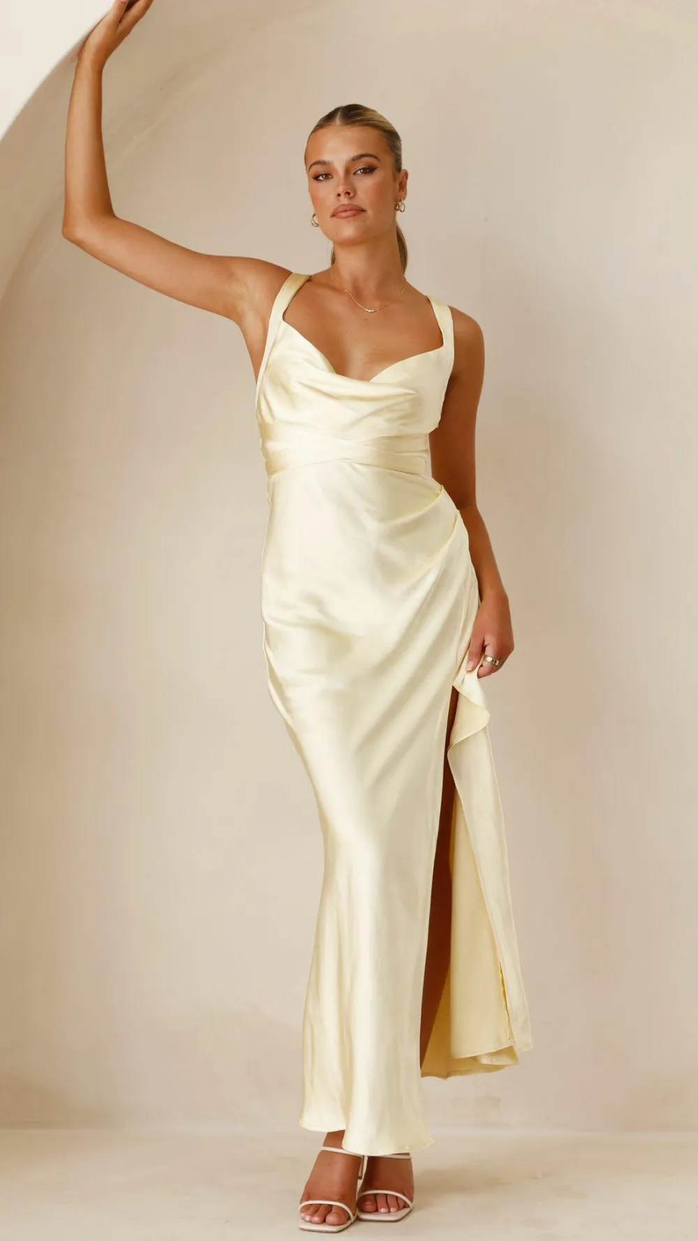 LILYWHYT Mon Cheri|Dresses^Zendaya Maxi Dress - Yellow