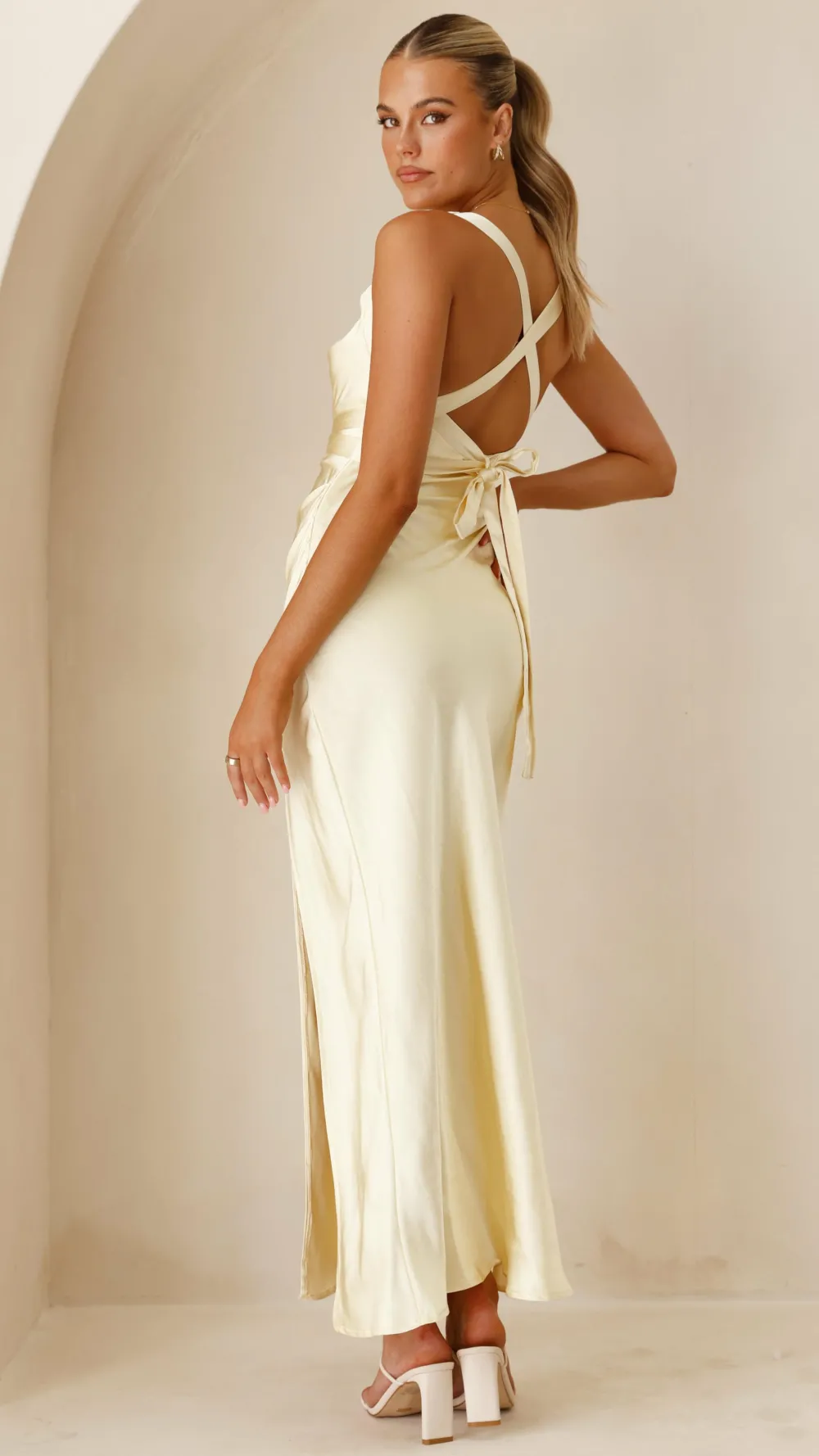LILYWHYT Mon Cheri|Dresses^Zendaya Maxi Dress - Yellow