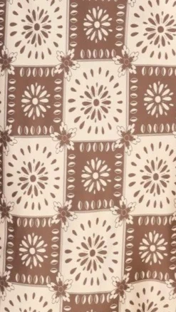 Desire Dresses|Maxi^Zeno Maxi Dress - Brown/White Print