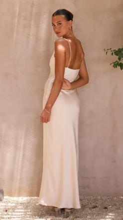 Alive Girl Je T'Aime|Dresses^Ziah Maxi Dress - Champagne