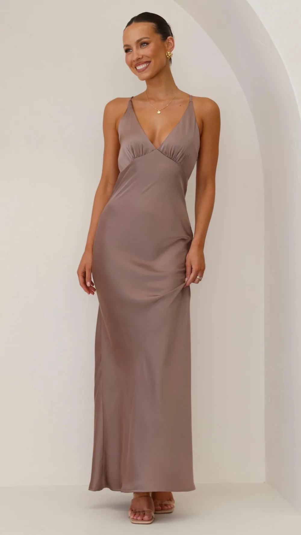 Alive Girl Je T'Aime|Dresses^Ziah Maxi Dress - Mushroom