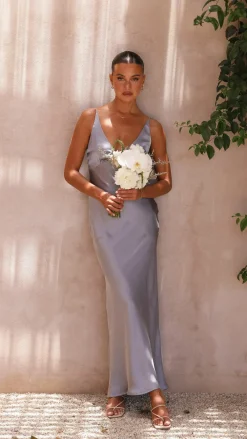 Alive Girl Je T'Aime|Dresses^Ziah Maxi Dress - Steel Blue