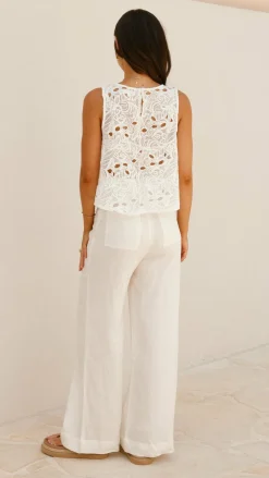 YH AND CO Tops^Zoe Top - White
