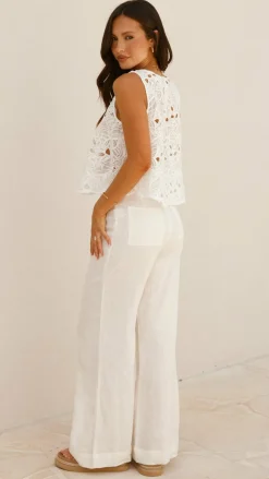 YH AND CO Tops^Zoe Top - White
