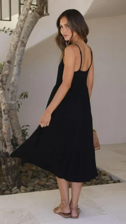 Desire Dresses|Midi^Zoey Midi Dress - Black